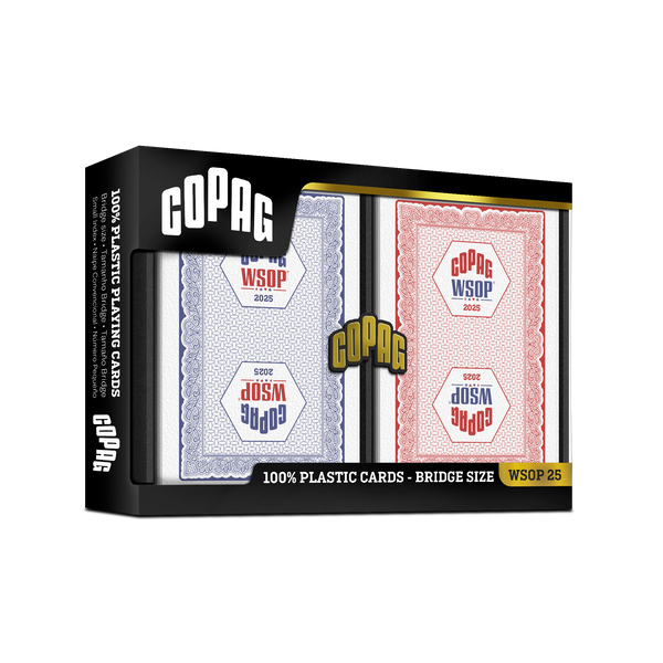 Copag WSOP 2025 Traditional Design 100% Plastic Playing Cards