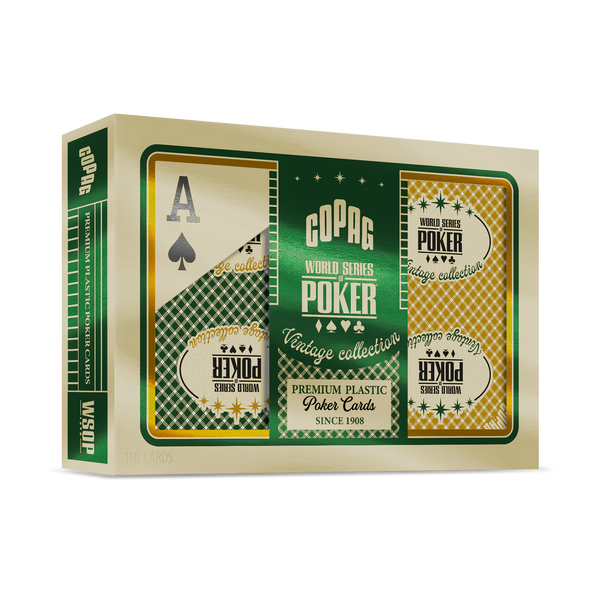 Copag Vintage WSOP 100% Plastic Playing Cards - Poker Size