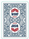 Copag WSOP 2024 RETRO  Design 100% Plastic Playing Cards-  Narrow Size (Bridge) Jumbo  IndexI Blue Single  Deck