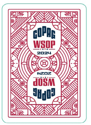 Copag WSOP 2024 Retro Design 100% Plastic Playing Cards - Bridge Size (Narrow) Jumbo Index Value 12 Pack