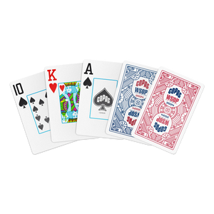 Copag WSOP 2024 Retro Design 100% Plastic Playing Cards - Bridge Size (Narrow) Jumbo Index Value 12 Pack