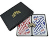 Copag WSOP 2025 Main Event 100% Plastic Playing Cards - Narrow Size (Bridge) Regular Index Red/Blue- Double Deck