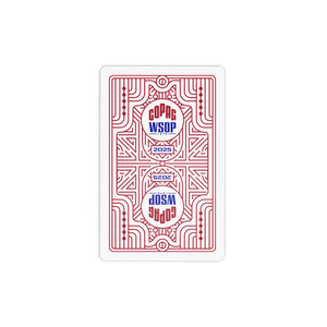 Copag WSOP 2025 Retro Design 100% Plastic Playing Cards - Narrow Size (Bridge) Jumbo Index Red/Blue Double Deck