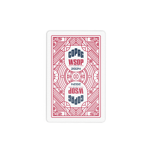 Copag WSOP 2024 RETRO Design 100% Plastic Playing Cards- Narrow Size (Bridge) Jumbo Index Red Single Deck