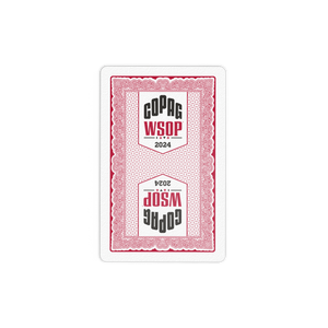 Copag WSOP 2024 TRADITIONAL Design 100% Plastic Playing Cards - Bridge Size (Narrow) Regular Index Value 12 Pack