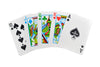 Copag Legacy 4-Color 100% Plastic Playing Cards - Poker Size (Standard) Regular Index Blue/Red Double Deck