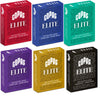 Copag Elite 100% Plastic Playing Cards - Standard Size (Poker) Jumbo Index Value 12 Pack