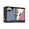 Copag Export 100% Plastic Playing Cards - Poker Size (Standard) Jumbo Index Blue/Red Double Deck