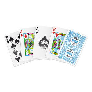 Copag 2024 WSOP PARADISE 100% Plastic Playing Cards- Bridge Size (Narrow) Regular Index Single Deck Blue (Copy)