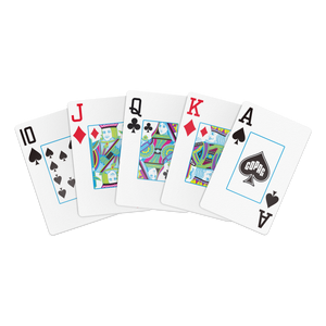 Copag WSOP 2025 Retro Design 100% Plastic Playing Cards - Narrow Size (Bridge) Jumbo Index Red/Blue Double Deck