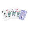 Copag WSOP 2025 Reto Design 100% Plastic Playing Cards- Bridge Size (Narrow) Jumbo Index Single Deck Blue