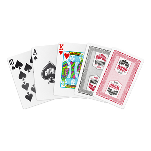 Copag WSOP 2024 TRADITIONAL Design 100% Plastic Playing Cards - Bridge Size (Narrow) Regular Index Value 12 Pack