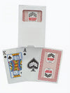 Copag WSOP 2024 TRADITIONAL Design 100% Plastic Playing Cards- Narrow Size (Bridge) Regular Index Red Single Deck