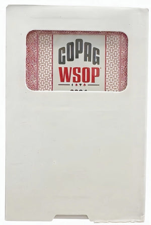 Copag WSOP 2024 TRADITIONAL Design 100% Plastic Playing Cards- Narrow Size (Bridge) Regular Index Red Single Deck