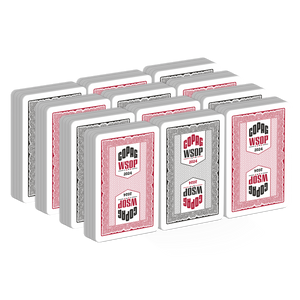 Copag WSOP 2024 TRADITIONAL Design 100% Plastic Playing Cards - Bridge Size (Narrow) Regular Index Value 12 Pack