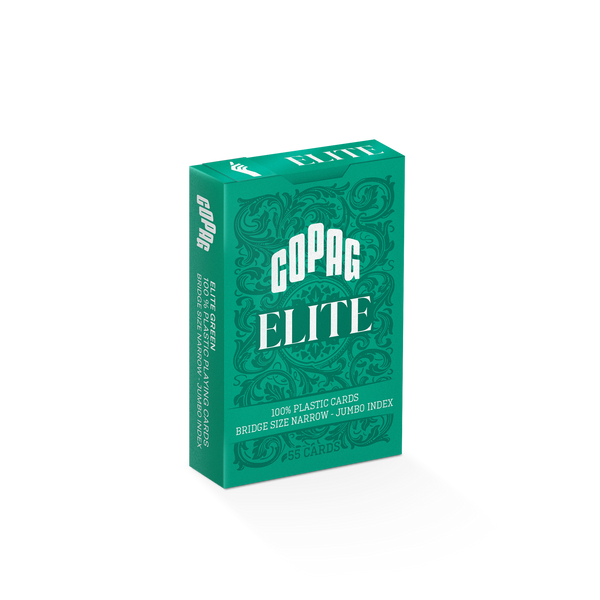 Copag Elite 100% Plastic Playing Cards - Bridge Size (Narrow) Jumbo In ...