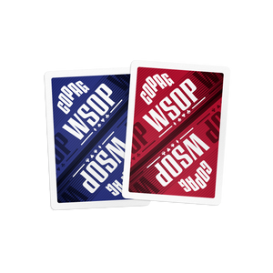 Copag WSOP 100% Plastic Playing Cards - Standard Size (Poker) Jumbo Index Blue/Red Double Deck Set