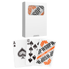 Copag WSOP 2024 MODERN Design 100% Plastic Playing Cards - Bridge Size (Narrow) Regular Index Value 12 Pack - Orange