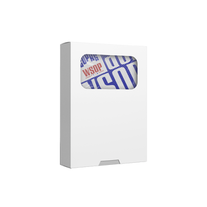 Copag WSOP 2025 Main Event 100% Plastic Playing Cards- Bridge Size (Narrow) Regular Index Single Deck Blue