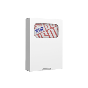 Copag WSOP 2025 Main Event 100% Plastic Playing Cards- Bridge Size (Narrow) Regular Index Single Deck Red