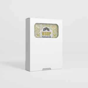 Copag 2024 WSOP PARADISE 100% Plastic Playing Cards- Bridge Size (Narrow) Regular Index Single Deck Yellow