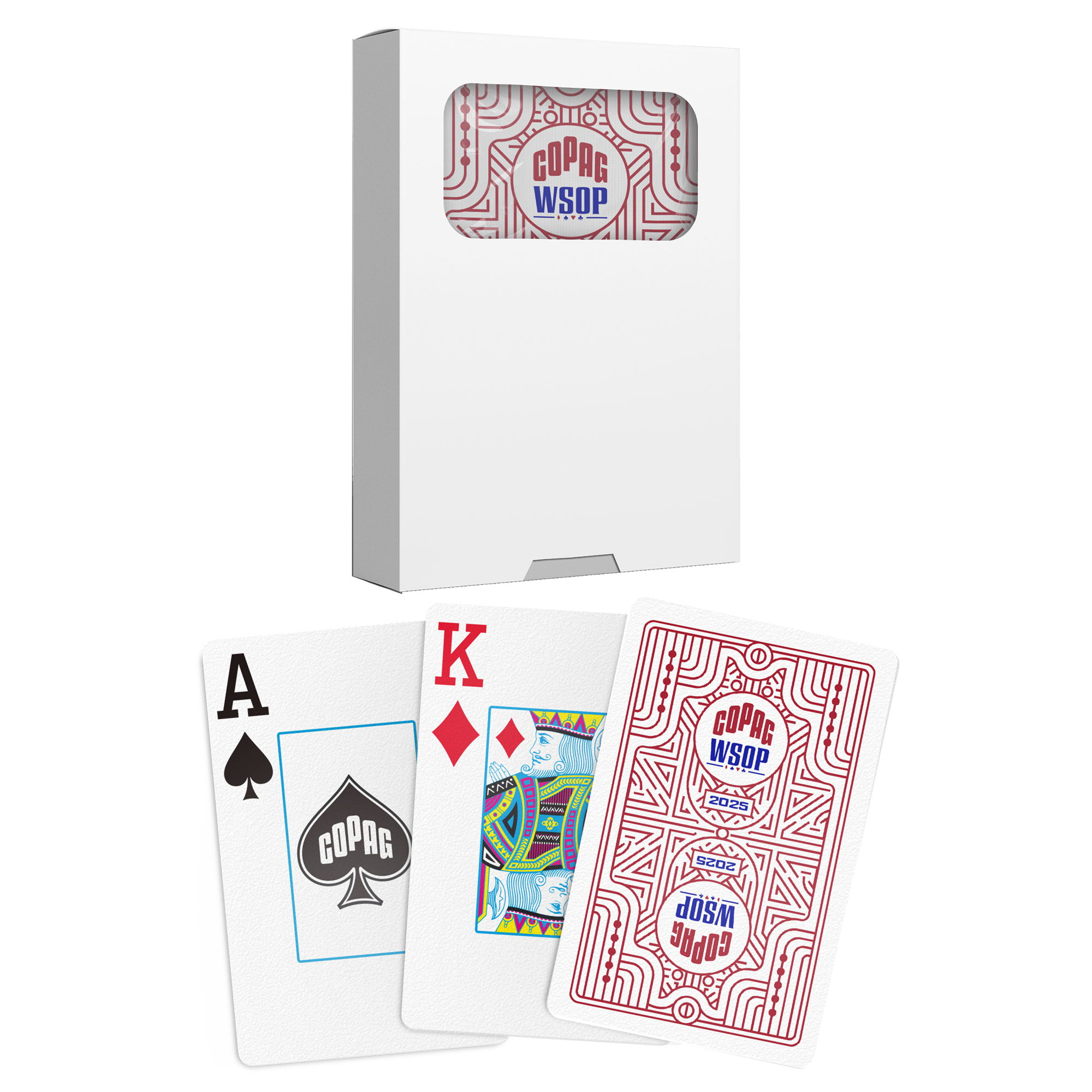 Copag WSOP 2025 Retro Design 100% Plastic Playing Cards- Bridge Copag WSOP 2025 Retro Design 100% Plastic Playing Cards- Bridge