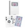 Copag WSOP 2024 RETRO  Design 100% Plastic Playing Cards-  Narrow Size (Bridge) Jumbo  IndexI Blue Single  Deck