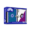 Copag Neoteric 100% Plastic Playing Cards - Poker Size (Standard) Regular Index Red/Green Double Deck Set