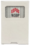 Copag WSOP 2024 TRADITIONAL Design 100% Plastic Playing Cards- Narrow Size (Bridge) Regular Index Black Single Deck