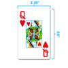 Copag WSOP 2023 100% Plastic Playing Cards - Narrow Size (Bridge) Jumbo Index Blue/Red Double Deck Set