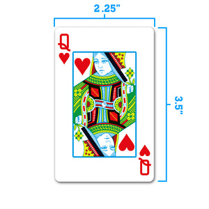 Copag WSOP 2023 Retro Design 100% Plastic Playing Cards - Narrow Size (Bridge) Regular Index Blue/Red Double Deck Set