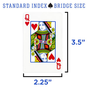 Copag 2024 WSOP PARADISE 100% Plastic Playing Cards- Bridge Size (Narrow) Regular Index Single Deck Blue (Copy)