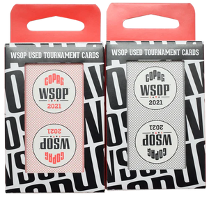 Copag WSOP 16 *USED* Decks from 2016-2024 Plastic Playing Cards Bridge Size (Narrow) Regular Index
