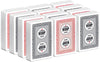 Copag 2020 WSOP 100% Plastic Playing Cards - Bridge Size Regular Index Red/Black Mixed Value 12 Pack