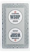 Copag 2020 WSOP 100% Plastic Playing Cards - Bridge Size Regular Index Single Deck Black