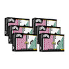 Copag 1546 100% Plastic Playing Cards - Standard Size (Poker) Regular Index Burgundy/Green Double Deck Set