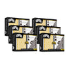 Copag 1546 100% Plastic Playing Cards - Standard Size (Poker) Jumbo Index Black/Gold Double Deck Set