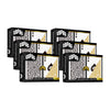 Copag 1546 100% Plastic Playing Cards - Bridge Size Regular Index Black/Gold Double Deck Set