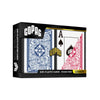 Copag Legacy Series 100% Plastic Playing Cards - Poker Size Jumbo Index Red/Blue Double Deck Set