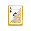 Copag Elite 100% Plastic Playing Cards - Poker Size Jumbo Index Gold Single Deck