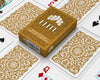 Copag Elite 100% Plastic Playing Cards - Standard Size (Poker) Jumbo Index Gold Single Deck