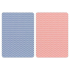 Copag Export 100% Plastic Playing Cards - Poker Size Jumbo Index Blue/Red Double Deck