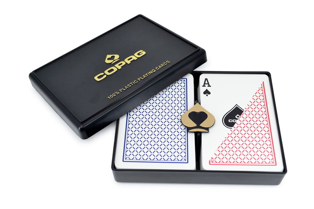 Wholesale Case of Copag Casino Pro Bridge Size Regular Index Playing Cards (Blue Red) $15.49/Unit