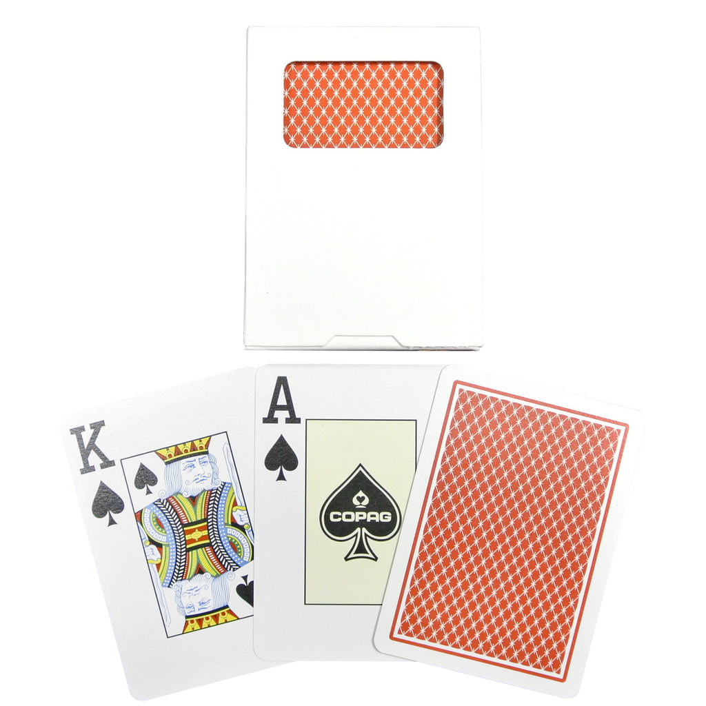 Wholesale Case of Casino Paper Pro 330gr Poker Size Camera Red Jumbo Index Red Single Decks $1.67/Unit