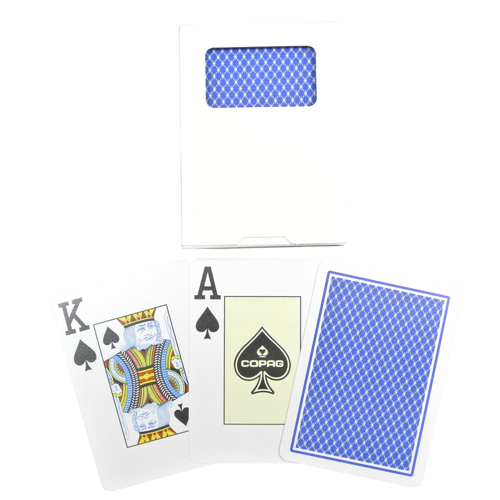 Wholesale Case of Casino Paper Pro 330gr Poker Size Camera Red Jumbo Index Blue Single Decks $1.67/Unit