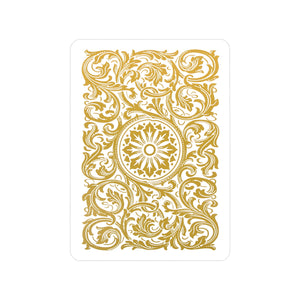 Copag Elite 100% Plastic Playing Cards - Poker Size Jumbo Index Gold Single Deck