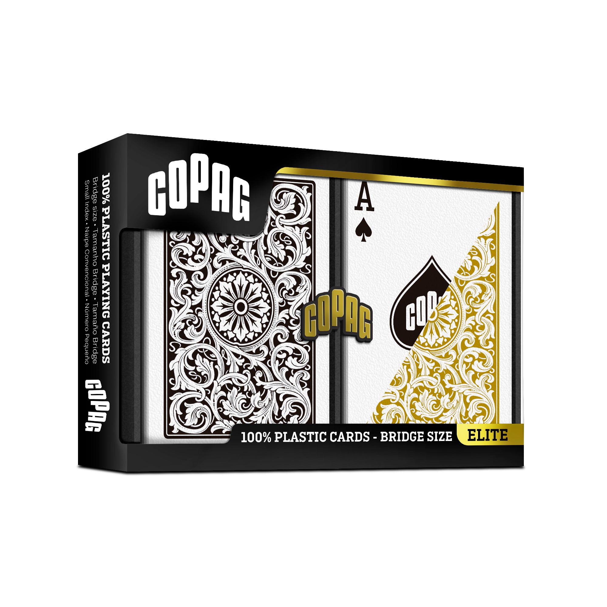 Copag 1546 100% Plastic Playing Cards - Bridge Size (Narrow