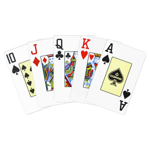 Copag Texas Hold'Em 100% Plastic Playing Cards - Poker Size Jumbo Index Black Single Deck