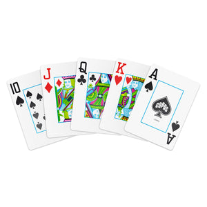 Copag Elite 100% Plastic Playing Cards - Poker Size Jumbo Index Blue Single Deck