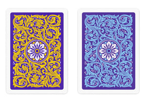 Copag 1546 Neoteric 100% Plastic Playing Cards - Poker Size Regular Index Blue/Yellow Double Deck Set